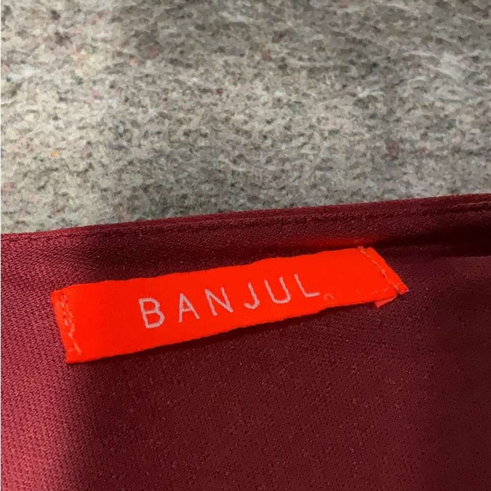 BANJUL BURGUNDY ROMPER - Picture 4 of 9